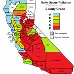 California Cities Top List Of Most Polluted Areas In American Lung   Air Quality Map For California