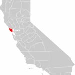 California County Map (Marin County Highlighted) • Mapsof   Marin County California Map
