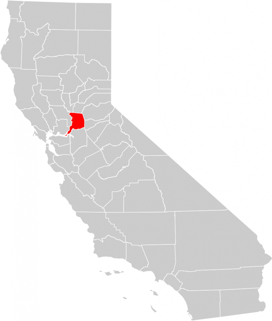 California County Map (Sacramento County Highlighted) • Mapsof - Map To Sacramento California