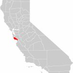 California County Map (Santa Cruz County Highlighted) • Mapsof   Santa Cruz California Map