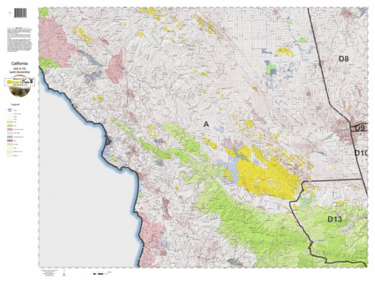 Calif Deer Hunting Zone Map