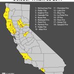 California Fires: Map Shows The Extent Of Blazes Ravaging State's   California Wildfires 2017 Map