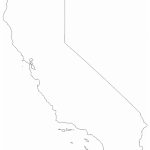 California Free State Printables | Free Printable California Outline   California State Map Printable