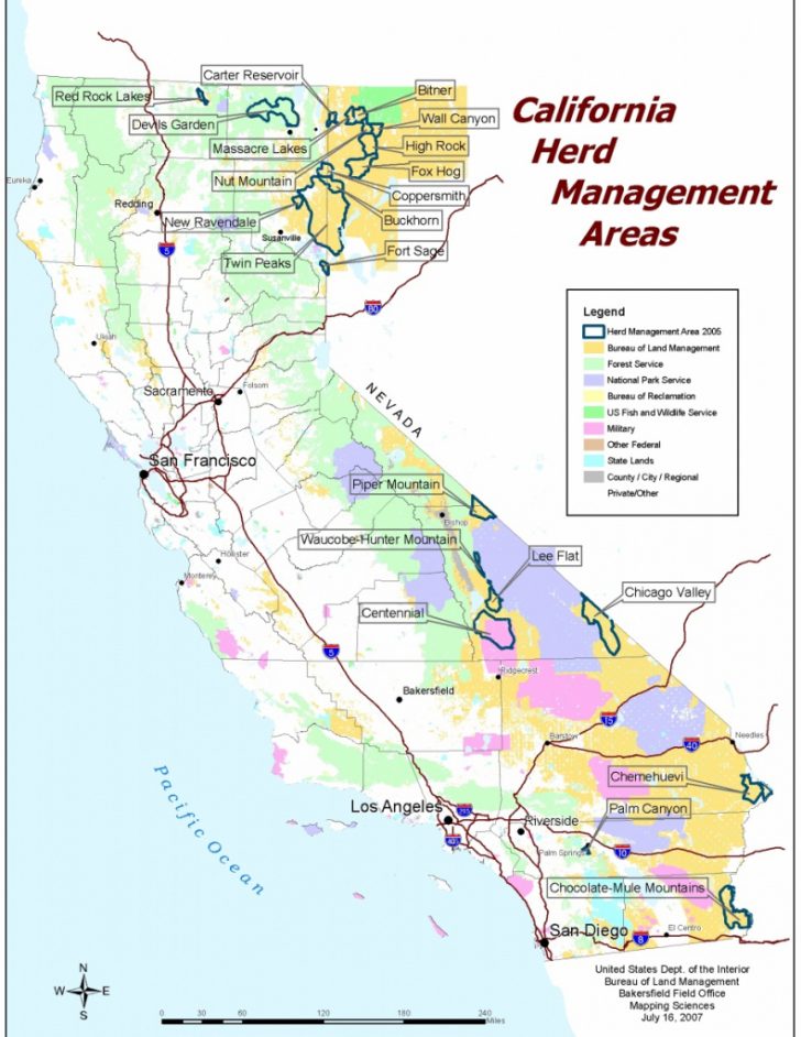 California Blm Camping Map