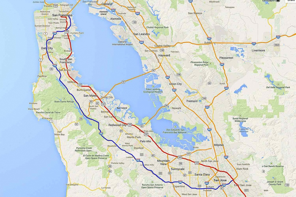 California Highway 101 La To San Francisco Road Trip Highway 101 California Map 