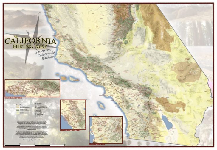 Northern California Hiking Map
