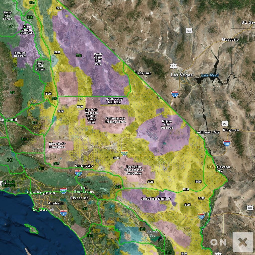 California Hunt Zone D17 Deer - California Hunting Map