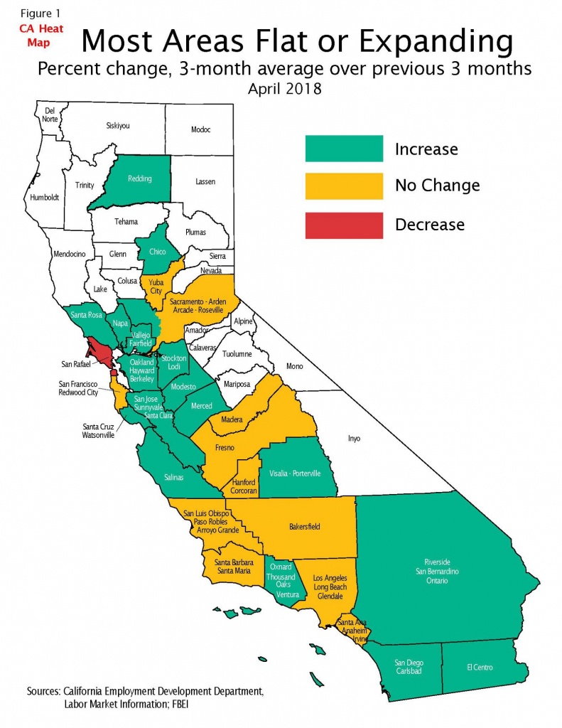 California Job Tracker-May – California State Treasurer&amp;#039;s Office - California Heat Map