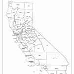 California Labeled Map   California Outline Map Printable