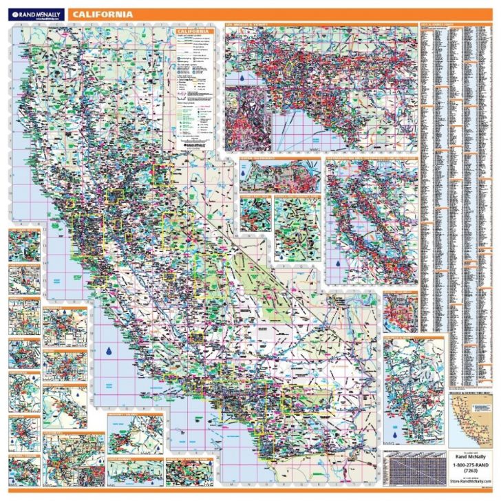 Laminated California Map