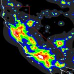 California Light Pollutionstellarscapes   Dark Sky Map California