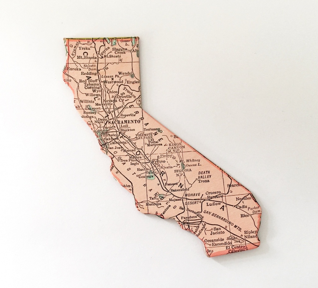 California Map Puzzle Piece | Etsy - California Map Puzzle