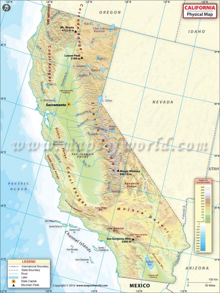 California Map Reference High Resolution Us Download Tourist Maps - California Geography Map