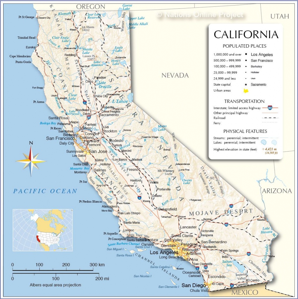 California Map | Reference Map Of California Map Is Based On A State - Large Map Of California