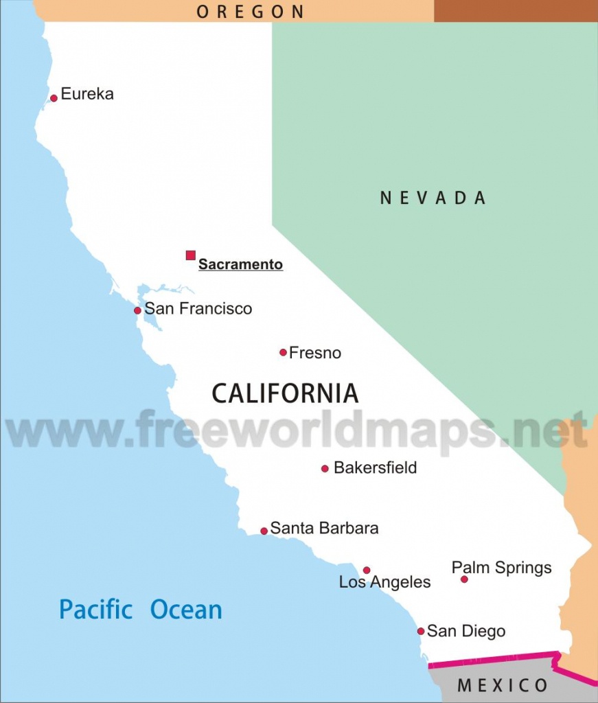 California Maps - Simple Map Of California