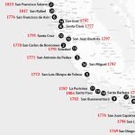 California Missions Map: Where To Find Them   California Missions Map Printable
