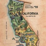 California Old California Map Kid's Retro Map | Etsy   California Map Old