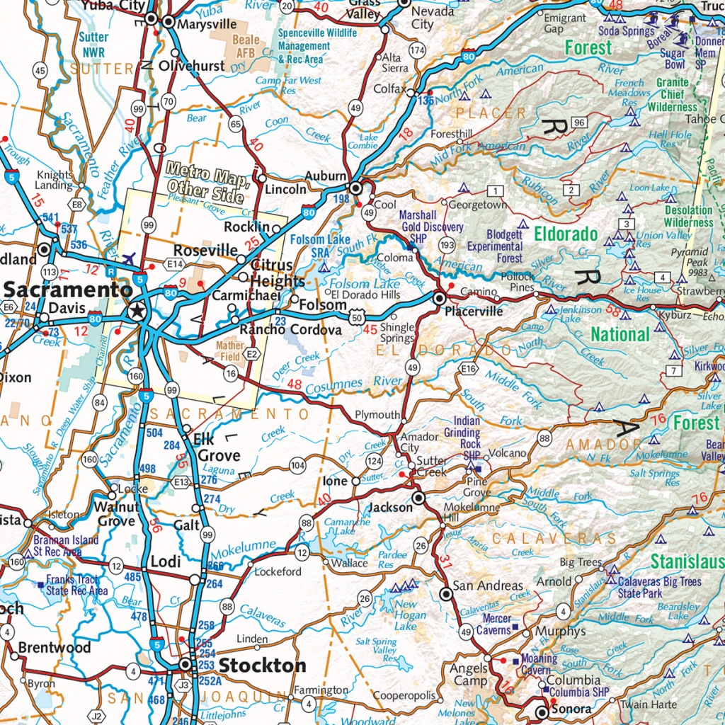 California Road Map — Benchmark Maps - Benchmark Maps California