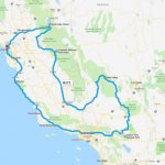 California Road Trip   The Perfect Two Week Itinerary | The Planet D   California Road Trip Trip Planner Map