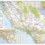 California Southern Wall Map Executive Commercial Edition   Laminated California Wall Map