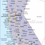 California State Map   Map Of California Usa With Cities
