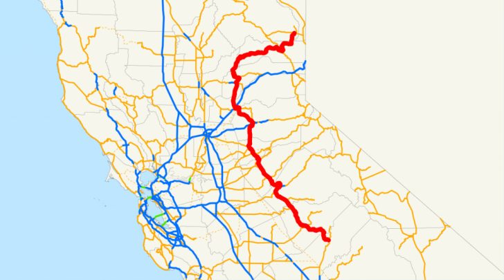 Highway 41 California Map