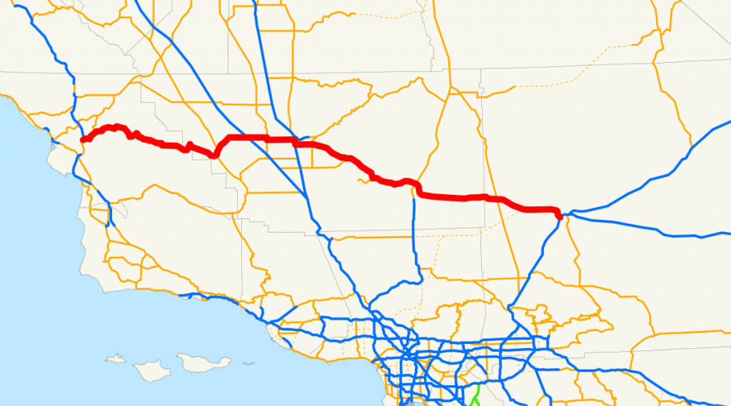 California State Route 58 - Wikipedia - Highway 41 California Map