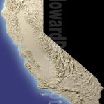 California Terrain Models   Terrain Model   Howard Models   3D Map Of California