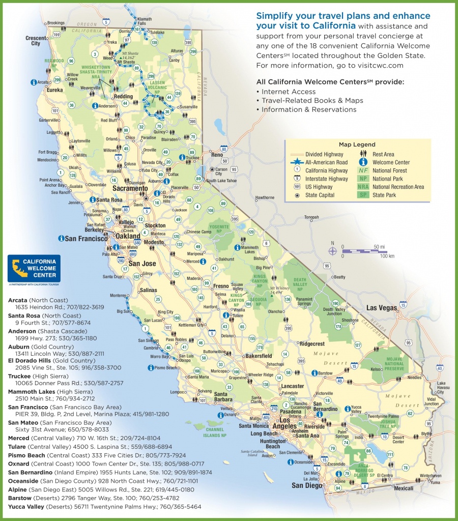 California Travel Map - California Travel Map