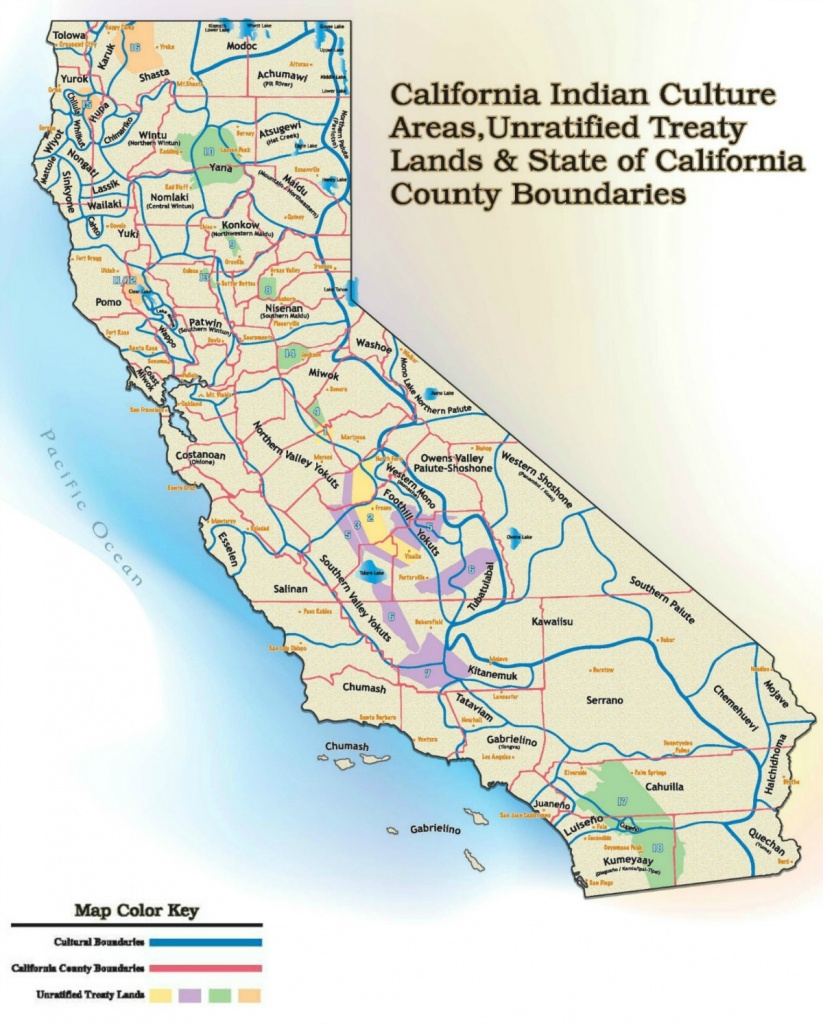 California Unratified Treaties Map - California Indian History ...