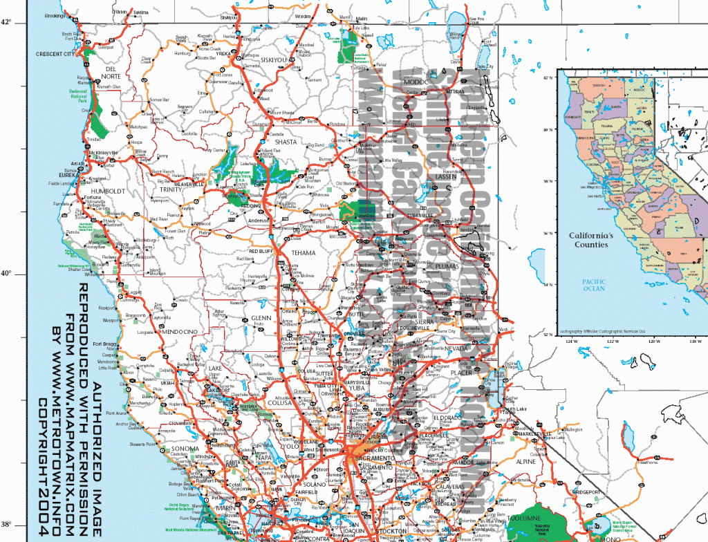 California Usa | Road-Highway Maps | City &amp;amp; Town Information - Detailed Map Of California Coastline
