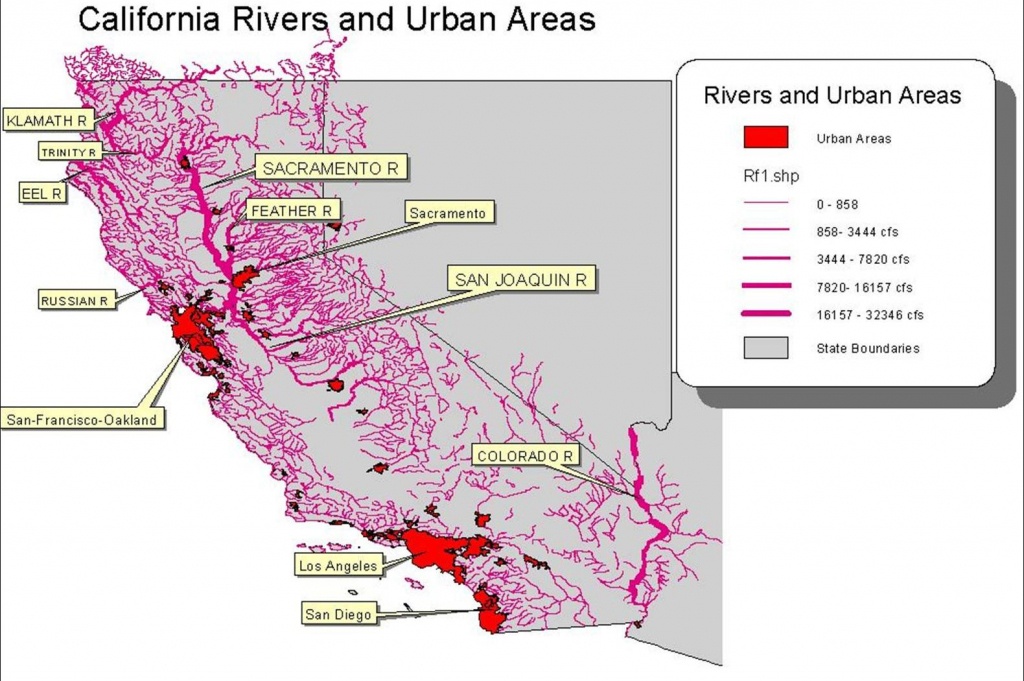 California Water Rights – In The Beginning | Romick In Oakley - California Water Rights Map