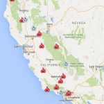 California Wildfire Map 2017 Cal Fire Saturday Morning August 8 2015   California Fire Map 2017
