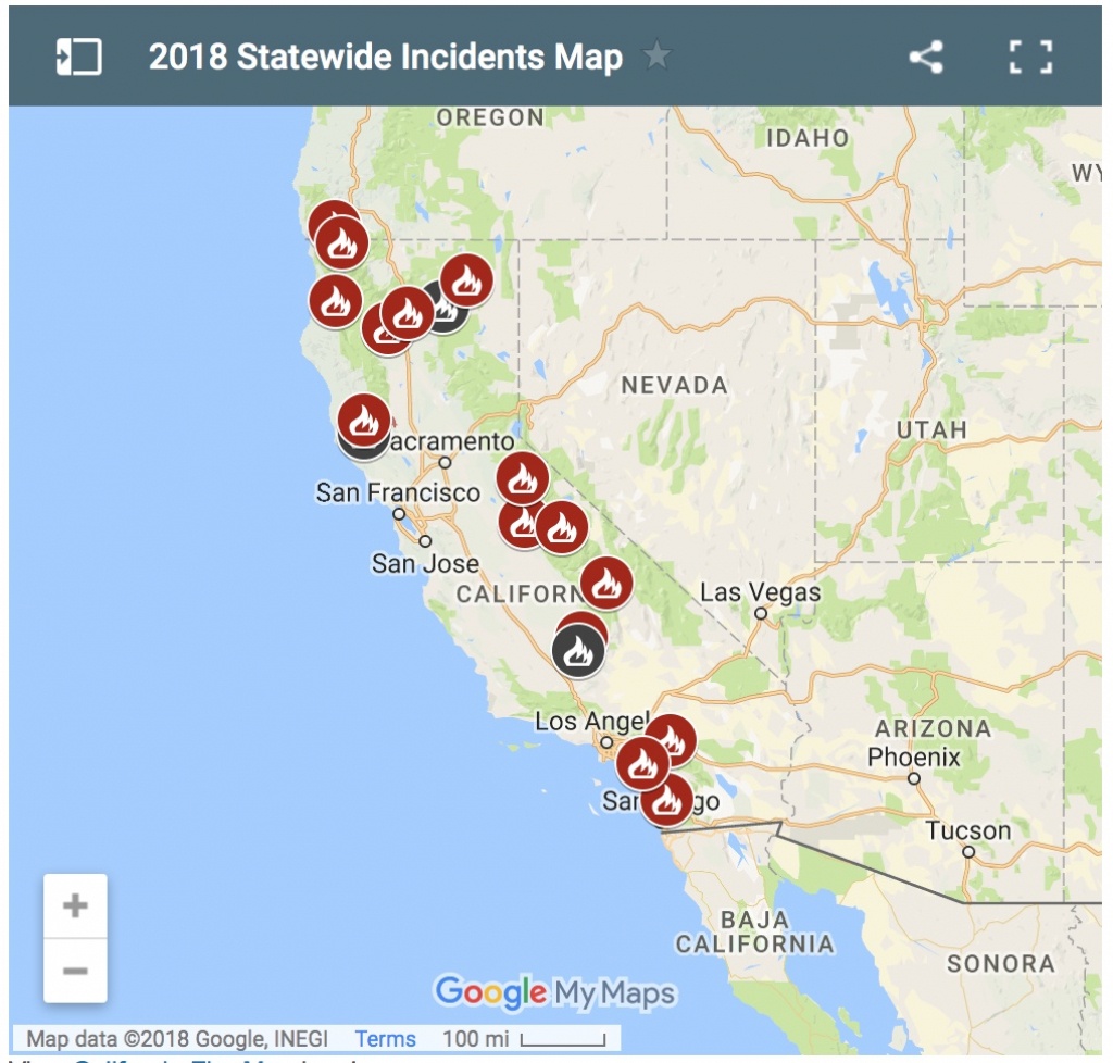 California Wildfire Map - My Kid Has Paws - California Wildfire Map