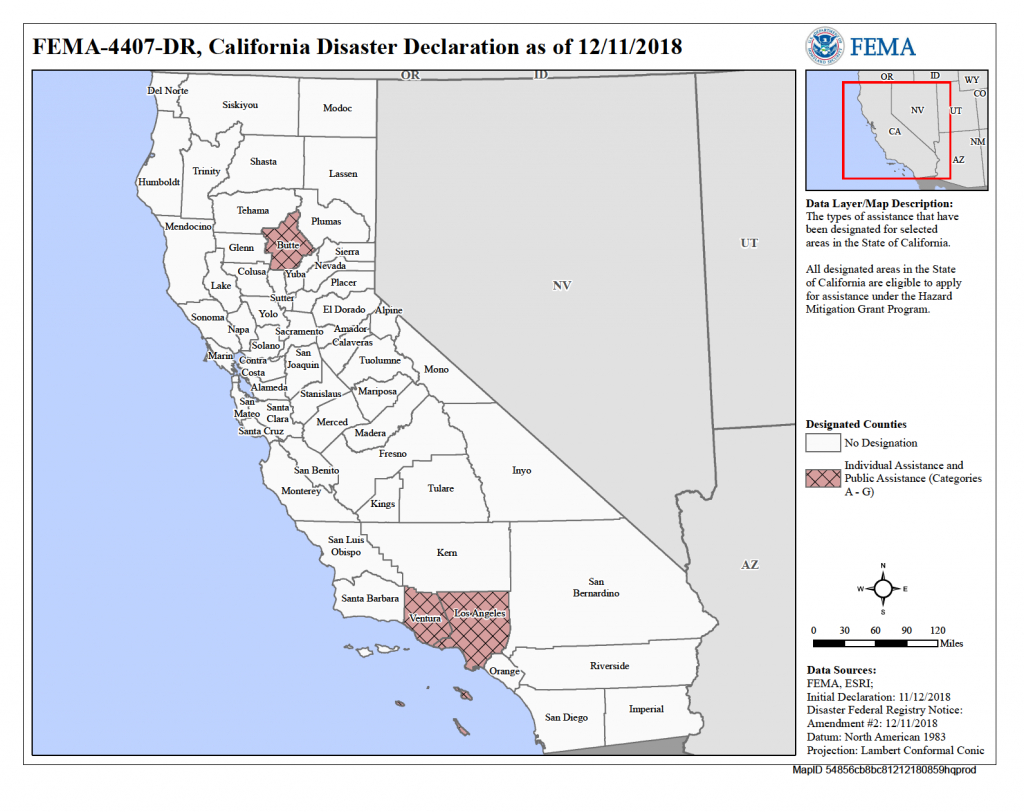 California Wildfires (Dr-4407) | Fema.gov - California Flood Insurance Rate Map