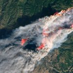 California Wildfires: Satellite Images Of Camp, Hill, Woolsey Fires   California Wildfire Satellite Map