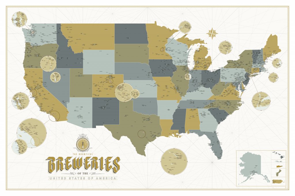 Calling All Beer Nerds This Incredibly Detailed Craft Brewery Map - California Beer Map