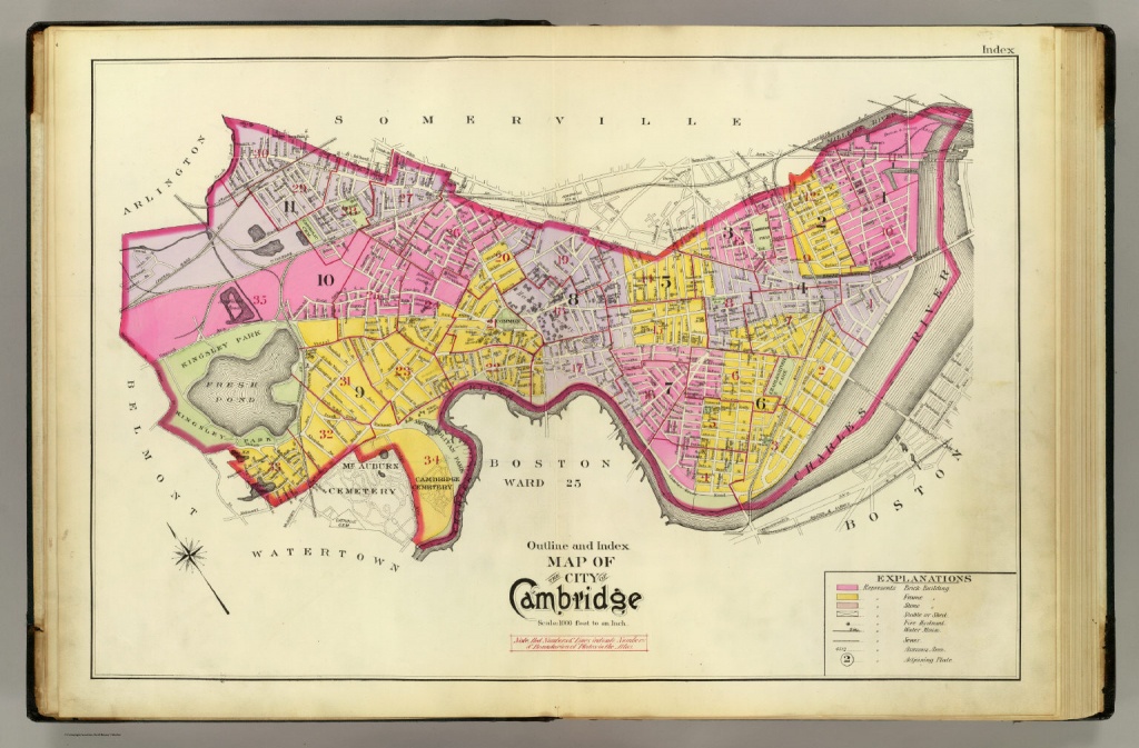 Cambridge, Massachusetts - Lessons - Tes Teach - Printable Map Of Cambridge Ma