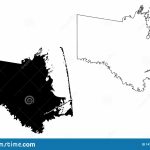 Cameron County, Texas Counties In Texas, United States Of America   Texas County Map Vector
