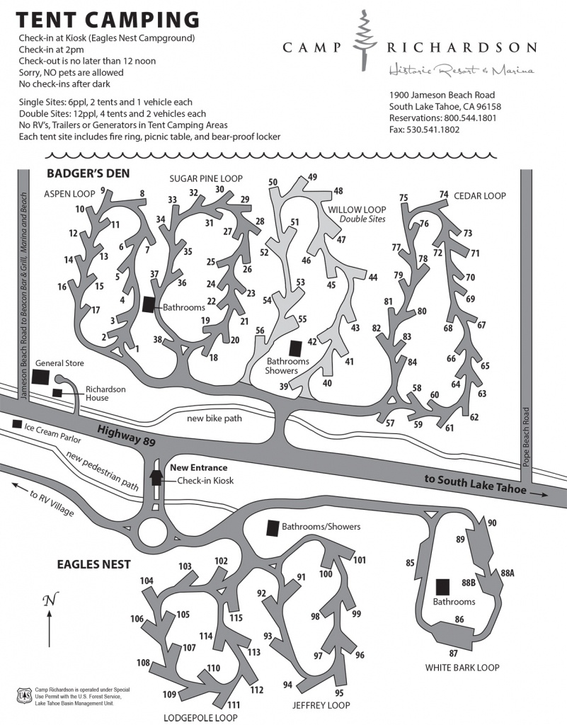 South Lake Tahoe Campgrounds At Camp Richardson Resort & Marina ...