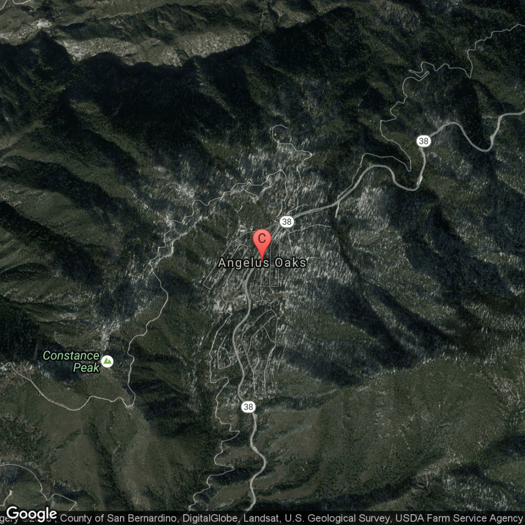 Campgrounds In The Angelus Oaks Area Of Southern California | Usa Today - Southern California Campgrounds Map