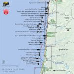 Camping Oregon Coast Map | Secretmuseum   Camping Central California Coast Map