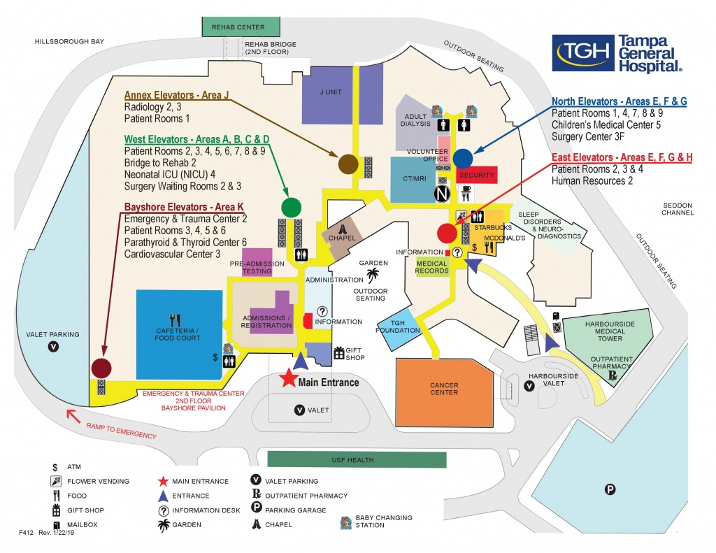Campus Map | Tampa General Hospital - Florida Hospital South Map