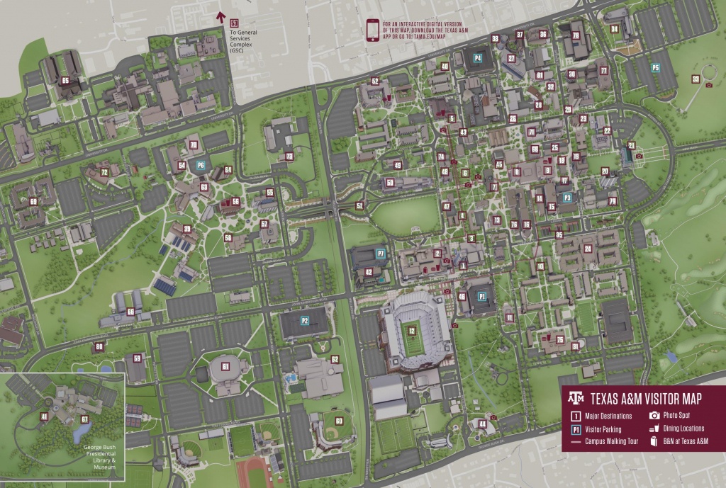 Campus Map  Texas A&m University Visitor Guide - Texas A&m Parking Map 