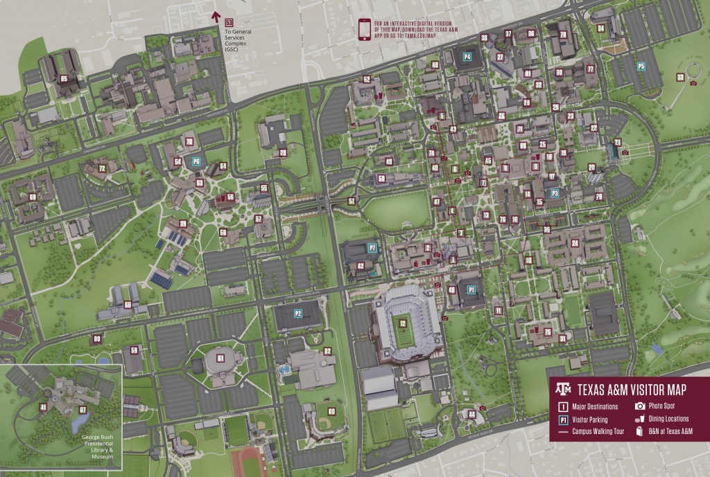 Campus Map | Texas A&amp;m University Visitor Guide - Texas A&amp;m Housing Map