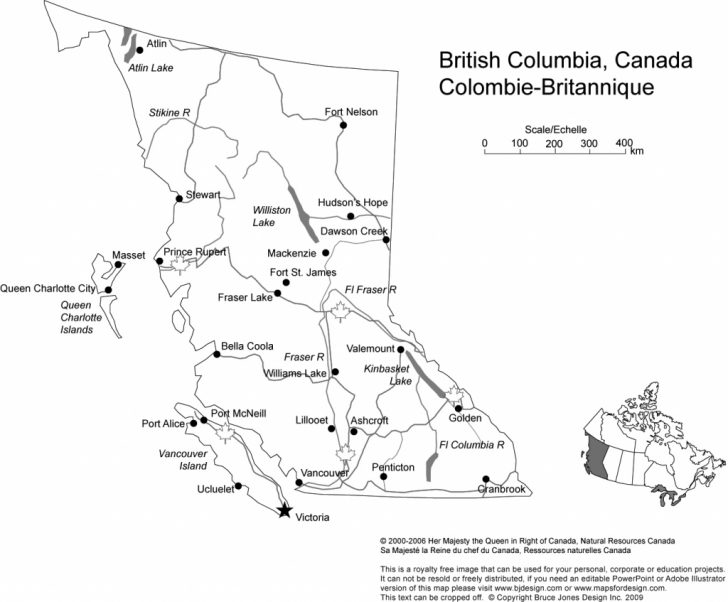Free Printable Map Of Alberta
