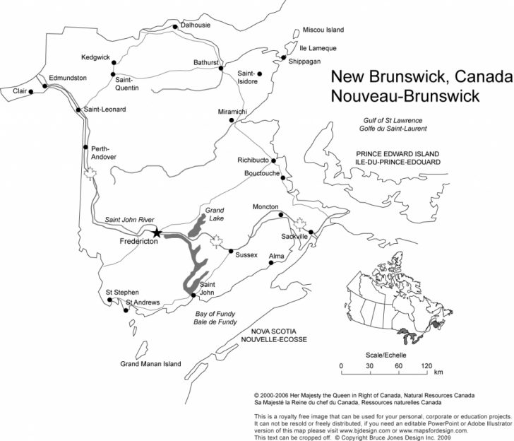 Printable Map Of Nova Scotia Canada