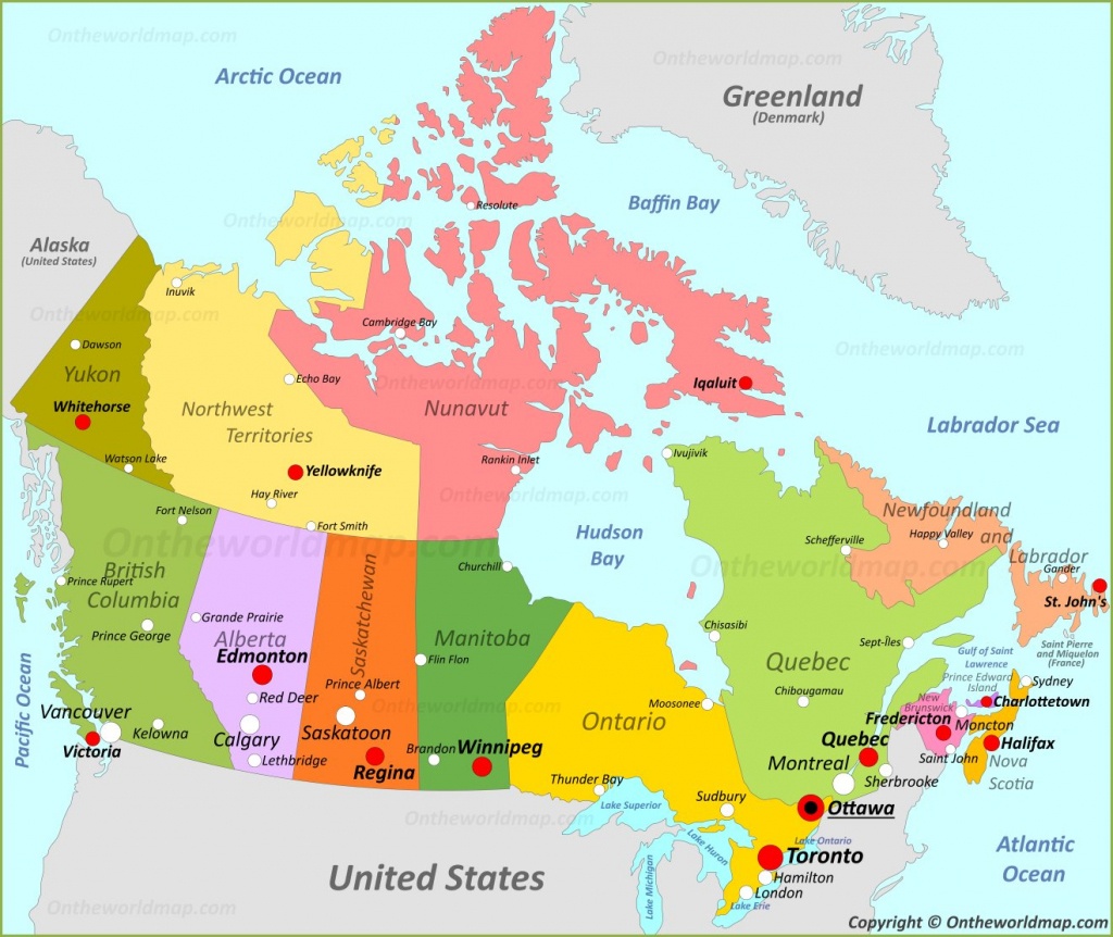 Canada Maps | Maps Of Canada - Large Printable Map Of Canada