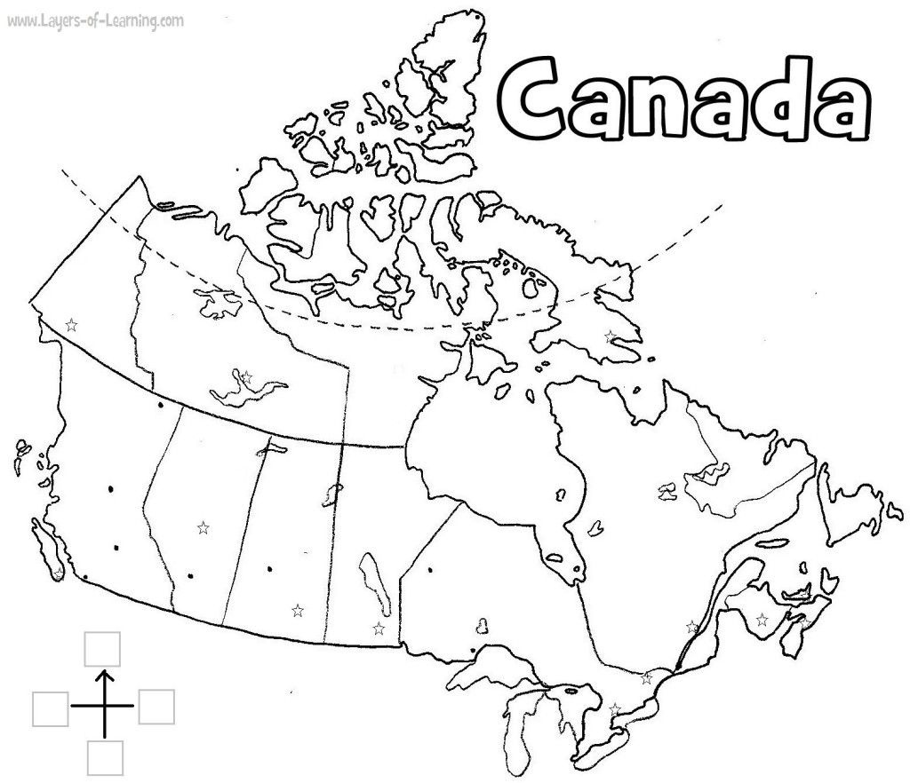 Canada Printable Map | Geography | Learning Maps, Map, Geography Of - Free Printable Map Of Canada Worksheet