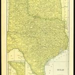 Carte Du Texas De Loklahoma Carte De Texas Wall Art Déco | Etsy   Map Of Oklahoma And Texas Together